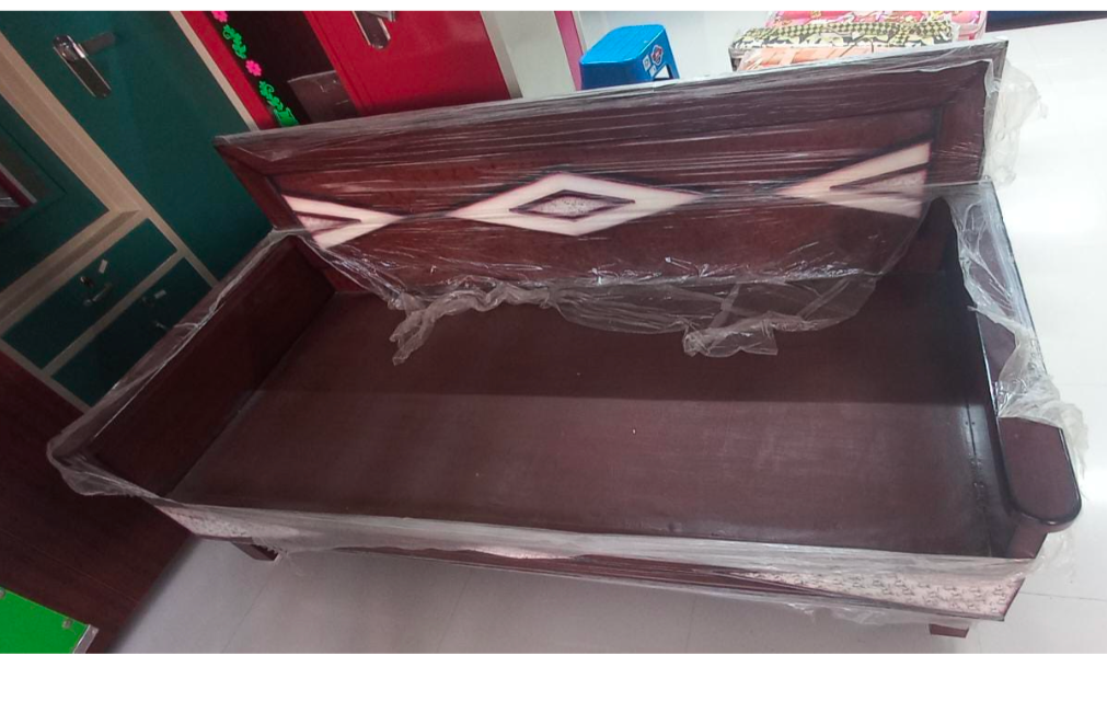 Sheesham Wood Diwan cum 3‑Seater Sofa