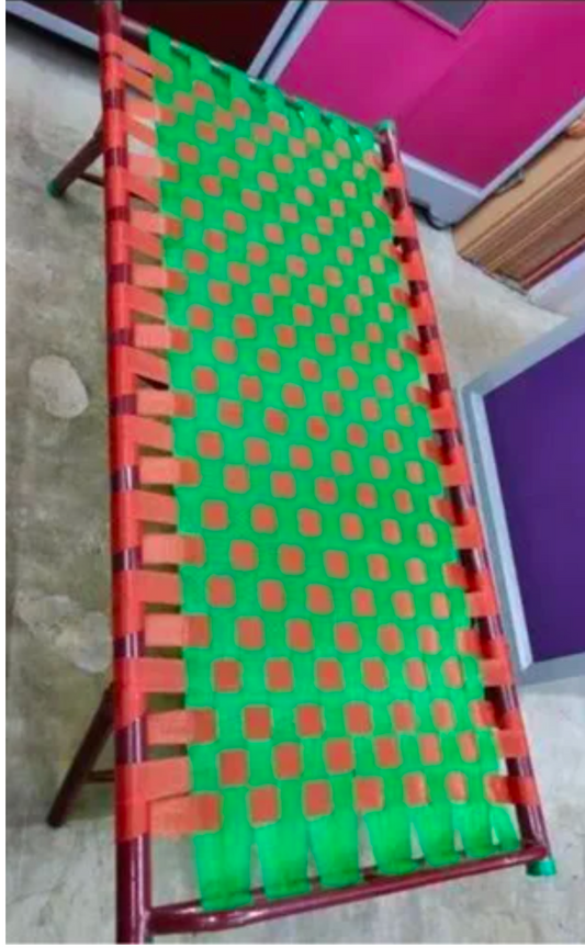 Durable Iron Wire Cot – 6x3 Feet Single Bed