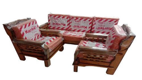 Designer Teak Wood Sofa Set