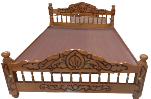 Teak Wood Cot – Classic Strength Meets Timeless Design